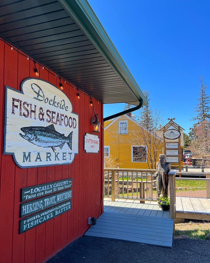 Dockside Fish Market Area, Grand Marais, Minnesota