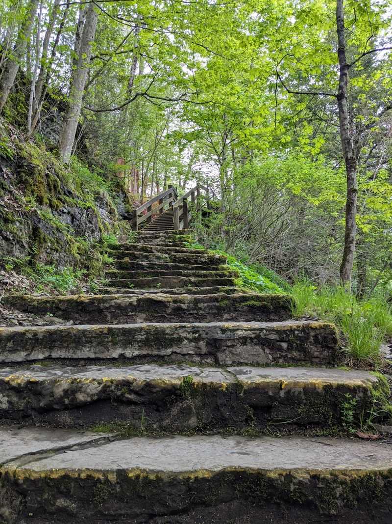 Down the Stairs to the Base Down the Stairs to the Base