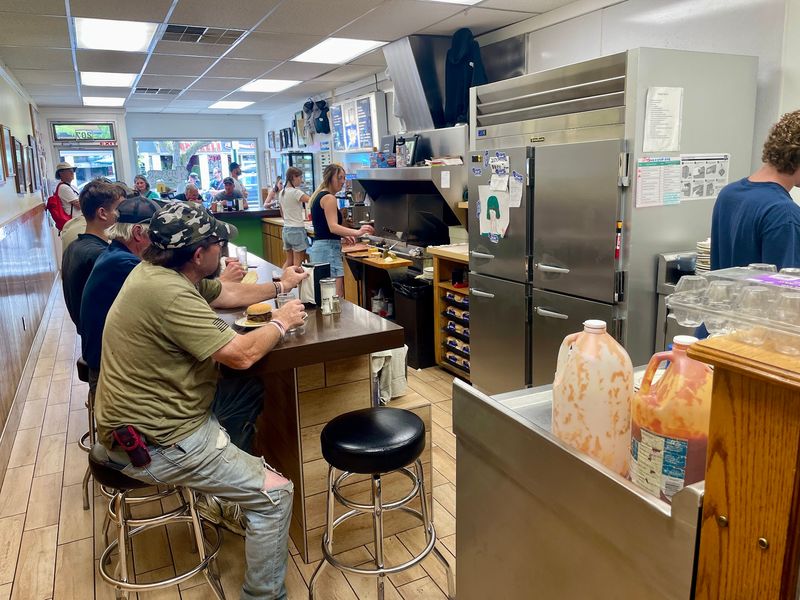 Elbow To Elbow At The Counter
