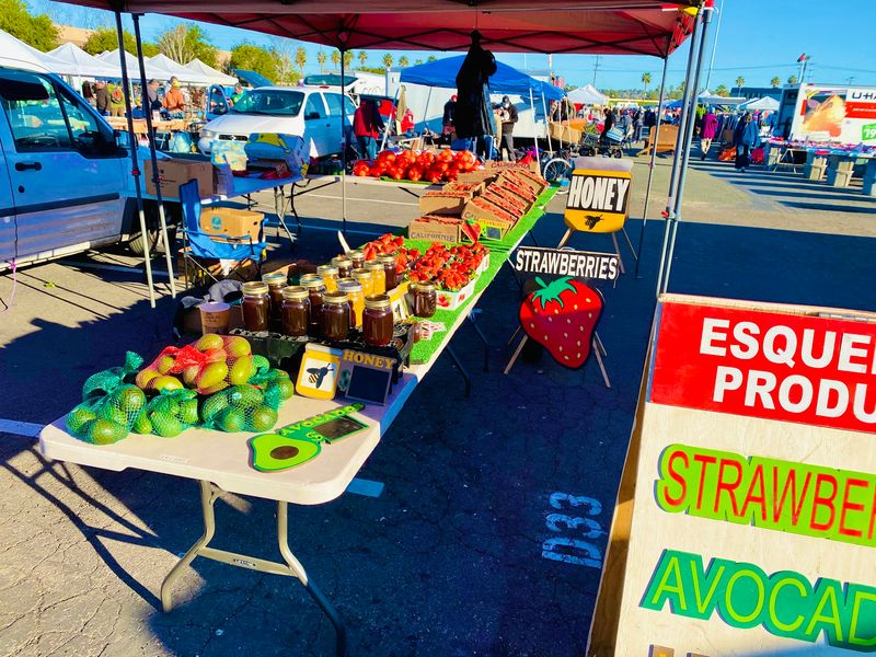 Esquedas Produce Strawberries Avocado Honey Bee Pollen, San Marcos, CA