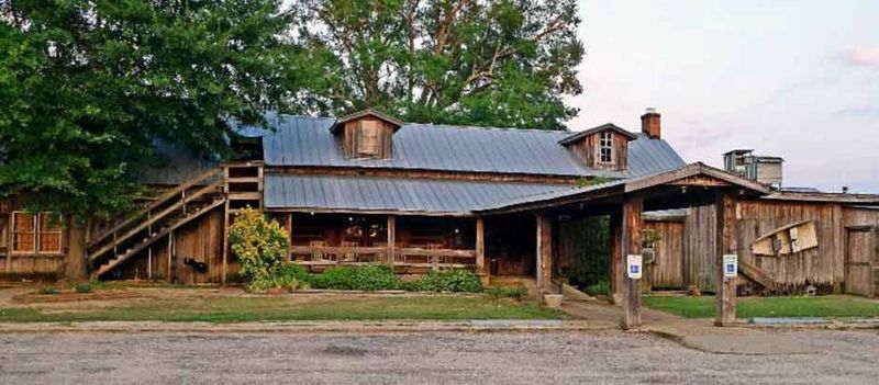 Ezell's Fish Camp area diners, Lavaca, Alabama