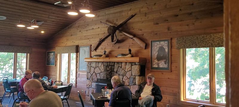 Fireside Seating and Woodsy Charm