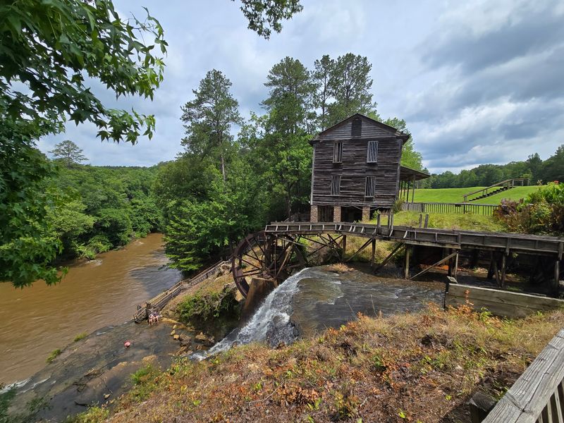 Fishing, Swimming, and the Water Wheel