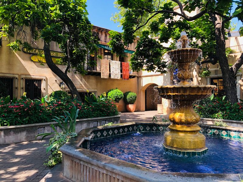 Fountains, Flowers, and Shaded Courtyards Fountains, Flowers, and Shaded Courtyards