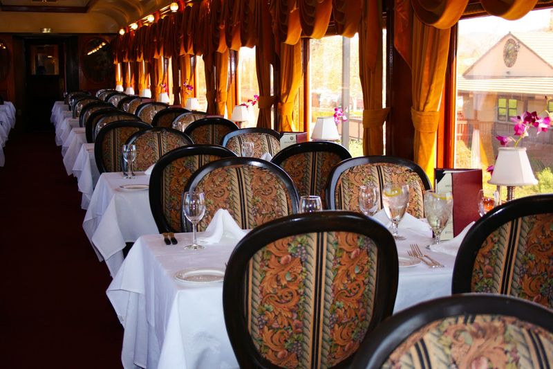 Four Courses Prepared On a Moving Train
