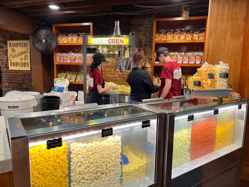 Freshly Popped Popcorn and Chocolate-Drizzled Surprises