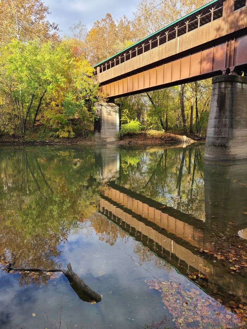 From Rail Line To River Crossing From Rail Line To River Crossing