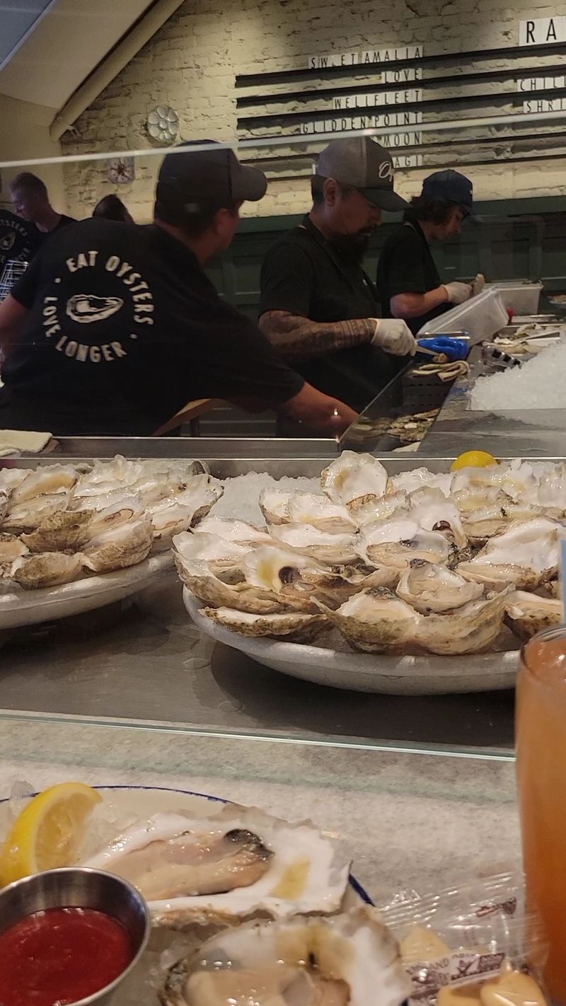 Front Row Seats at the Shucking Station
