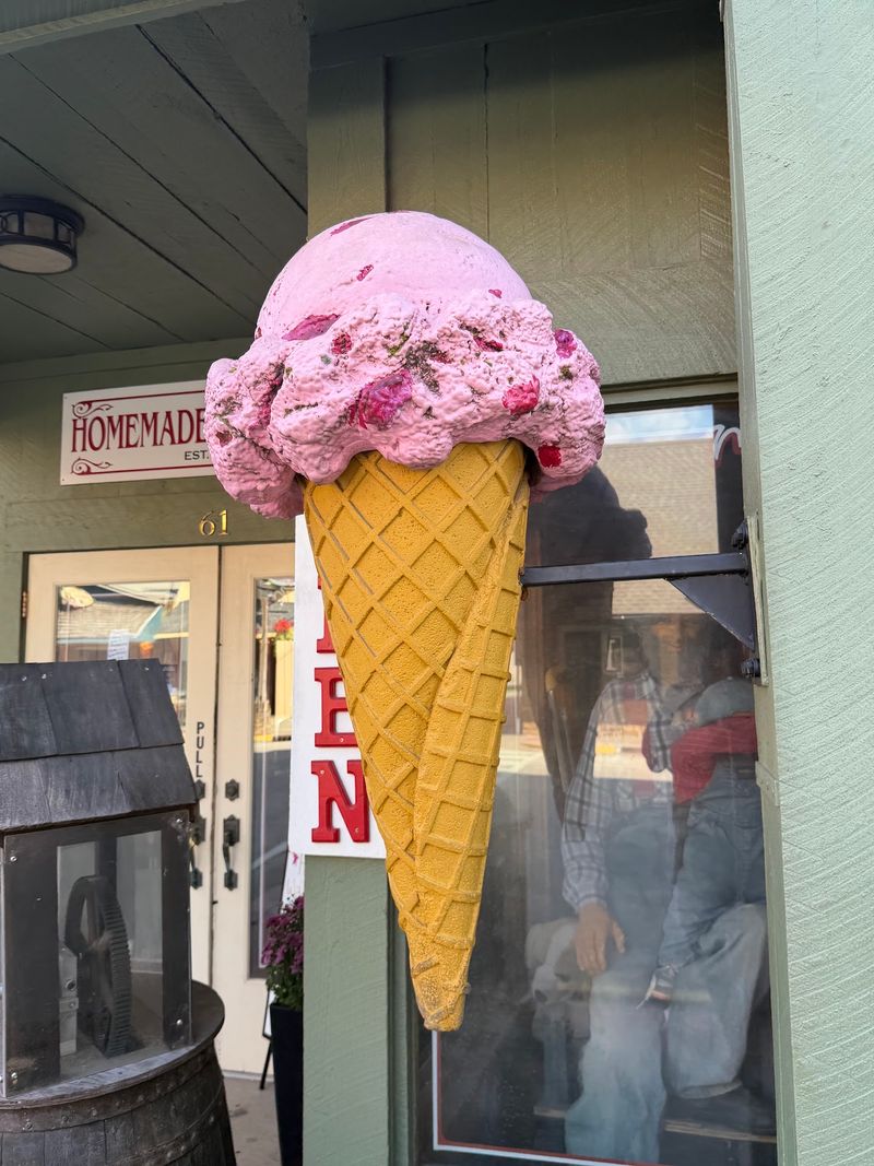 Generous Scoops and Homemade Waffle Cones Generous Scoops and Homemade Waffle Cones