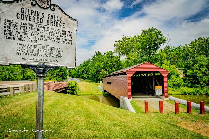 Gilpin's Falls Covered Bridge, North East, Cecil County Gilpin's Falls Covered Bridge, North East, Cecil County