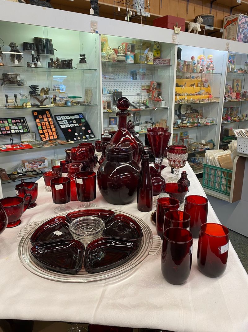 Glassware, Jewelry, and Vintage Finds