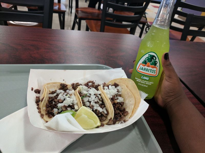 Grocery Shelves Stocked With Mexican Favorites