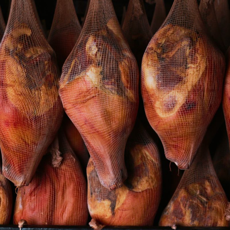 Hams Cured The Old-Fashioned Way