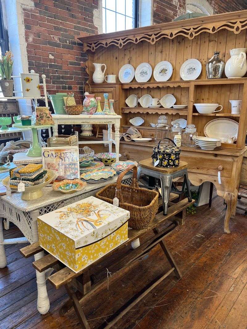 Handmade Crafts Alongside the Antiques