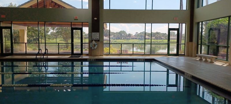 Heated Pools and a Fitness Center That Impresses