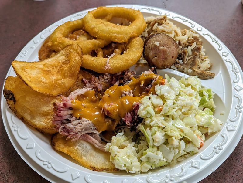 Hickory-Smoked Pork And Carolina Mustard Sauce