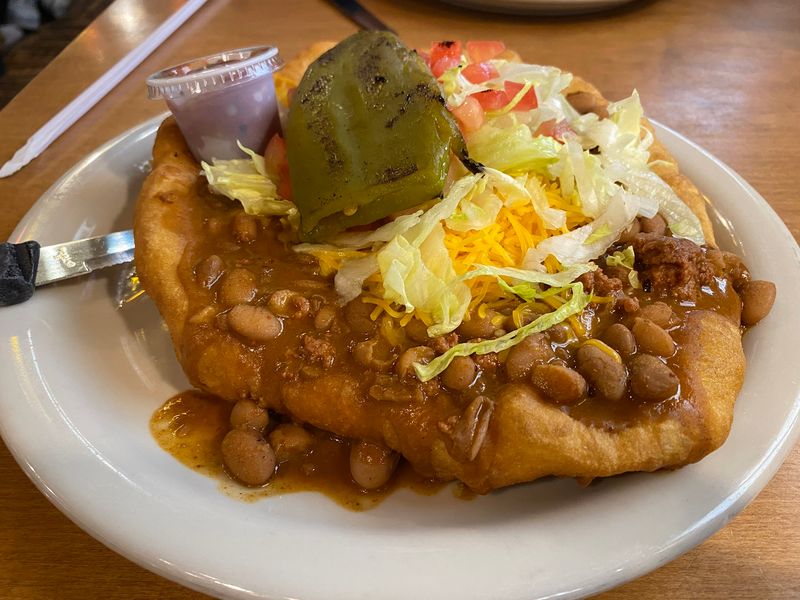 Homemade Beans and Roasted Chili on Top