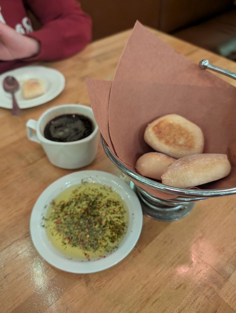 Homemade Bread And Seasoned Olive Oil