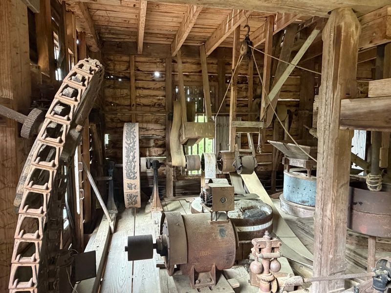 Inside the Old Grist Mill