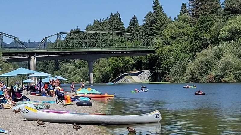 Johnson's Beach, Guerneville, California Johnson's Beach, Guerneville, California