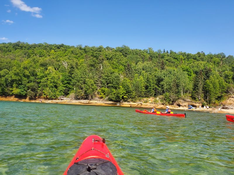 Kayaking the Painted Shoreline Kayaking the Painted Shoreline