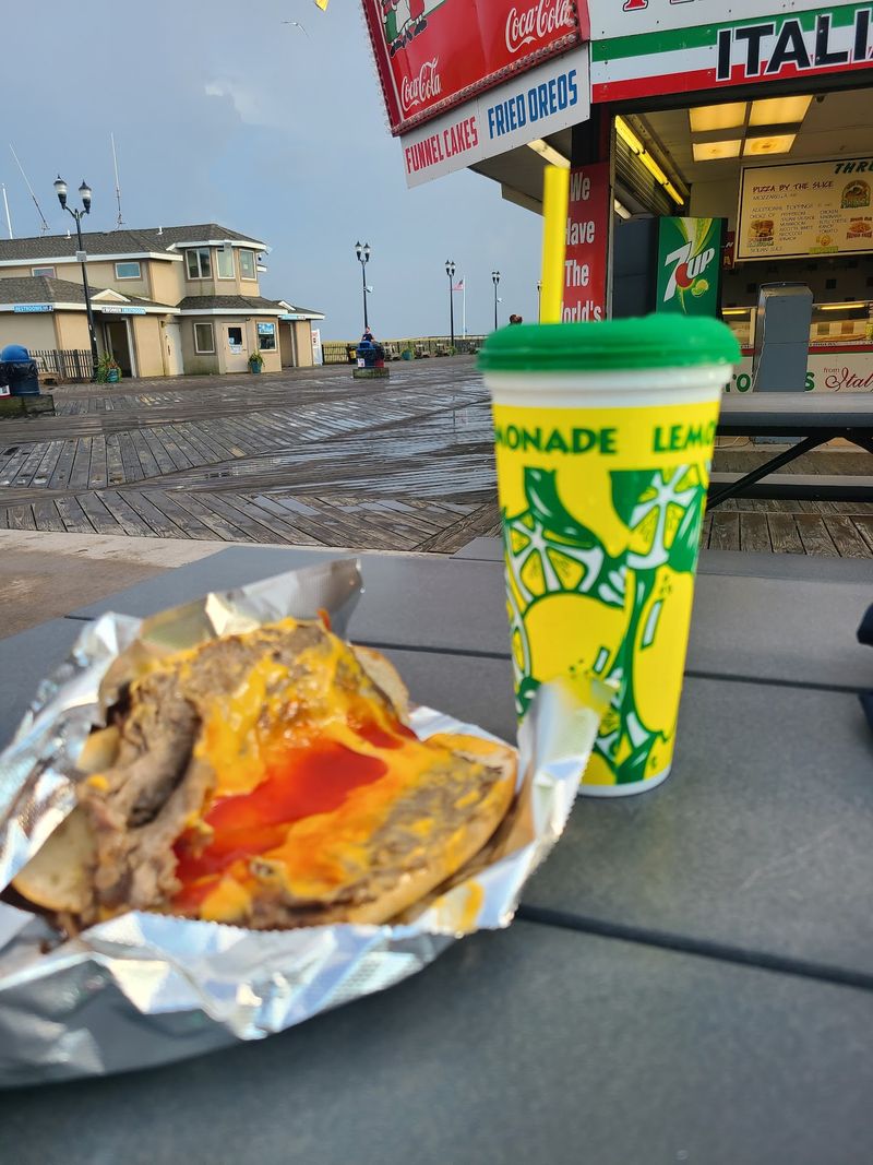 Lemonade Poured Into Oversized Cups