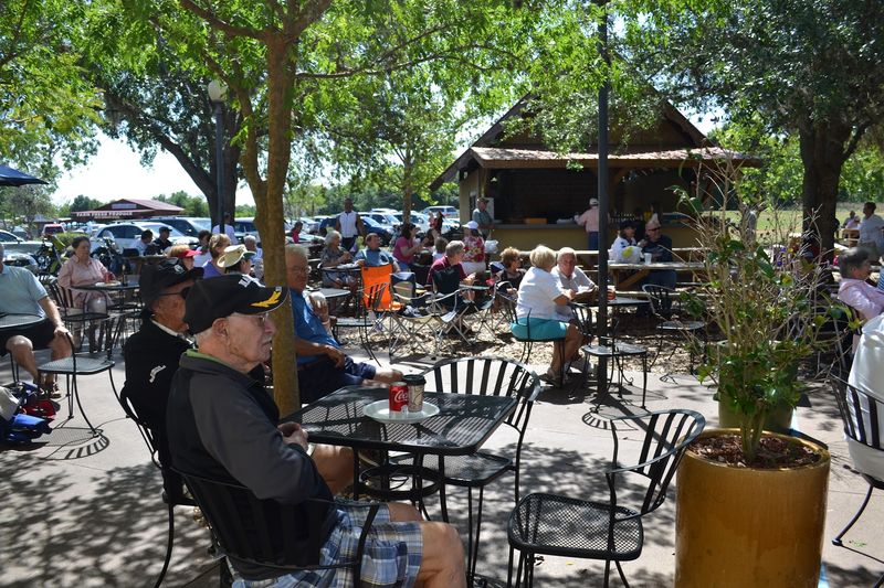 Live Music On The Shaded Courtyard