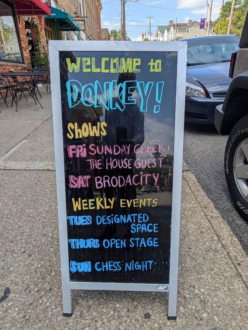 Live Music, Open Mics, And A Real Donkey Live Music, Open Mics, And A Real Donkey