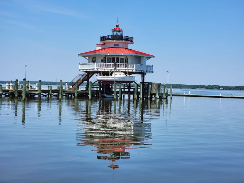 Long Wharf and the Lighthouse Replica