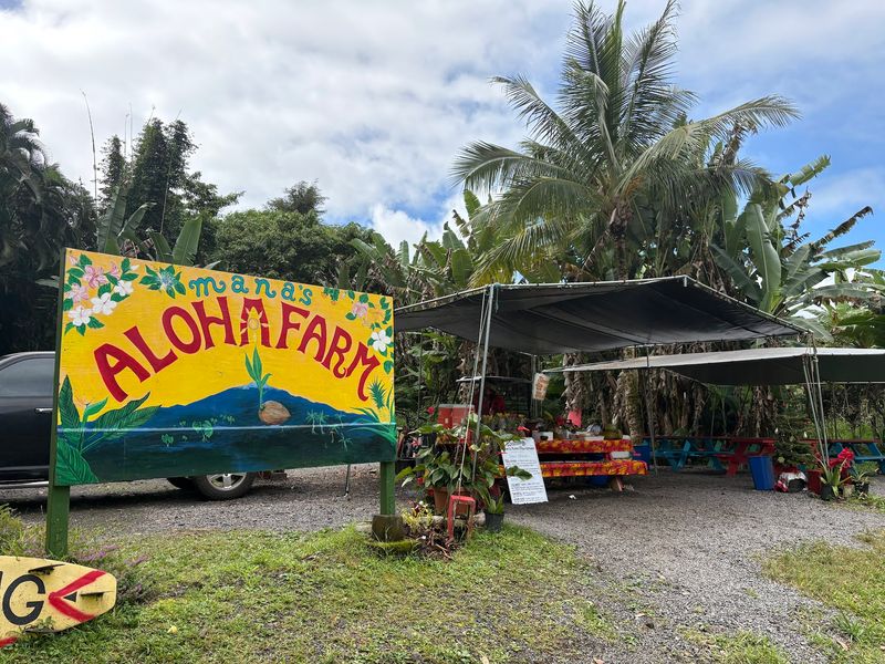 Mana's Aloha Fruit Stand, Pepeekeo, HI