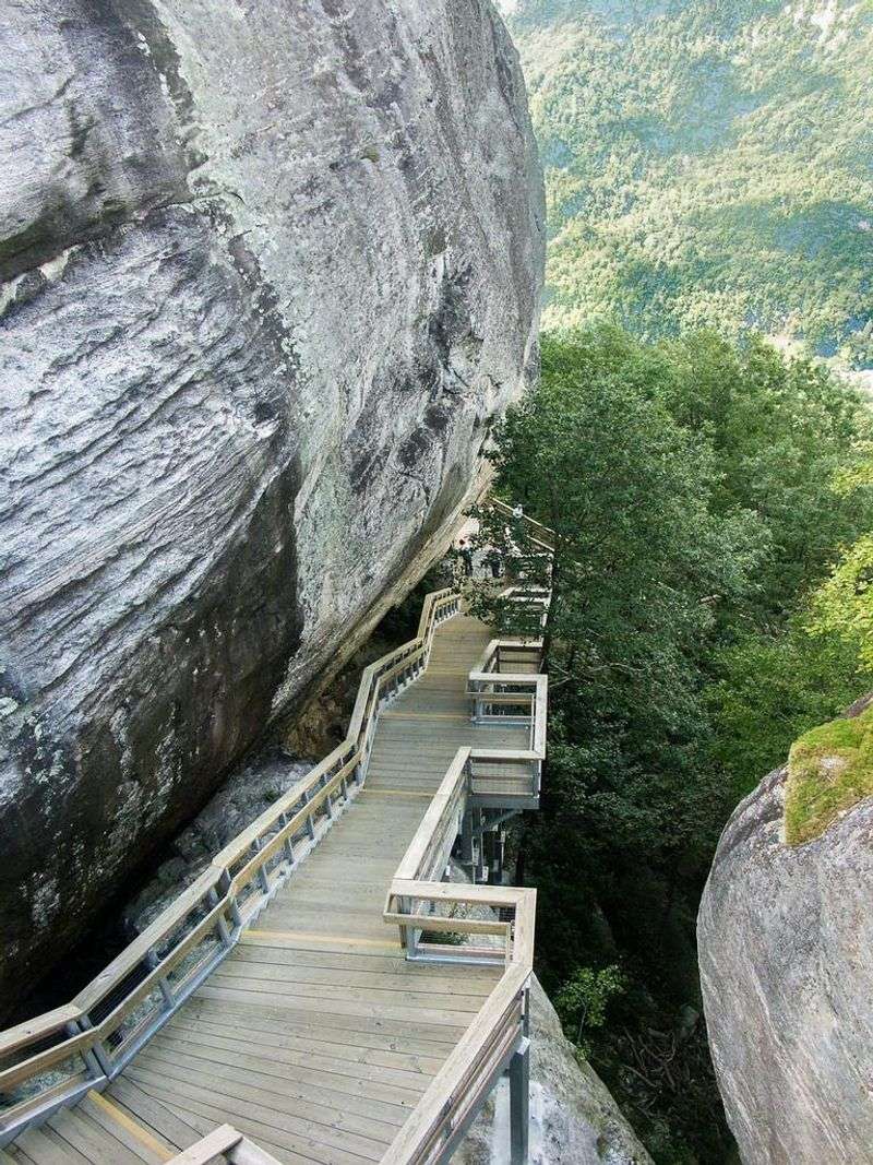 Nearly Five Hundred Steps To The Summit