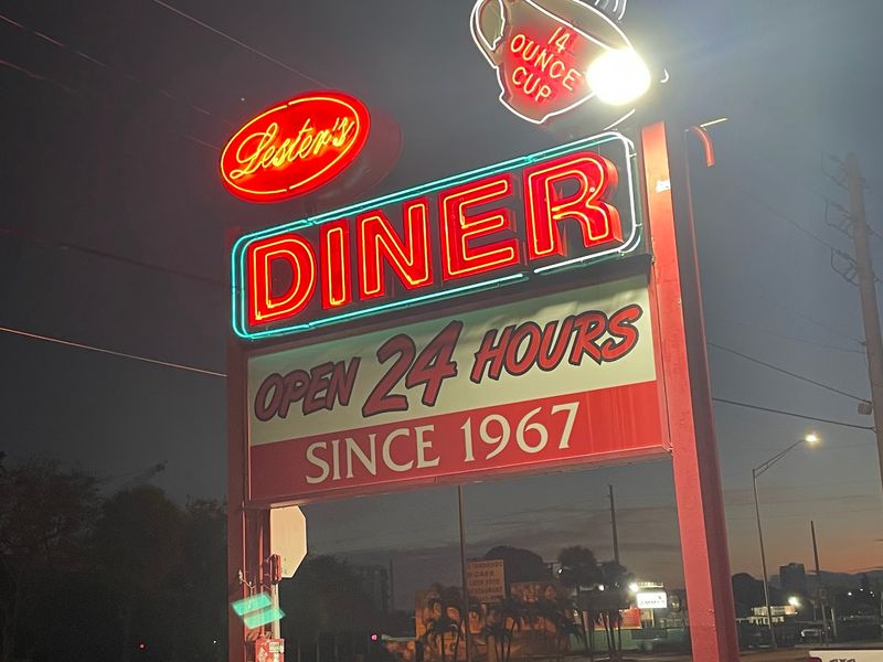 Neon Glow and 1950s Charm