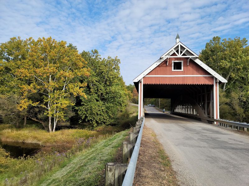 Netcher Road Covered Bridge, Ashtabula County Netcher Road Covered Bridge, Ashtabula County