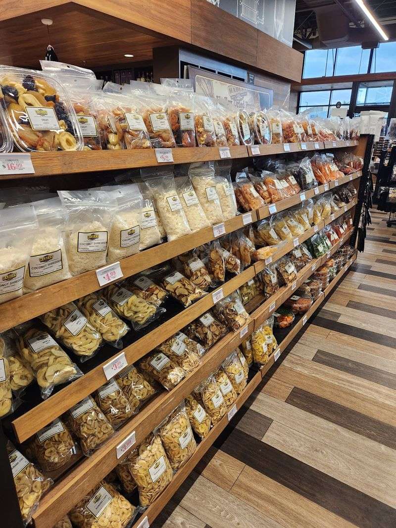 Nuts, Jerky, And Dried Fruit Galore