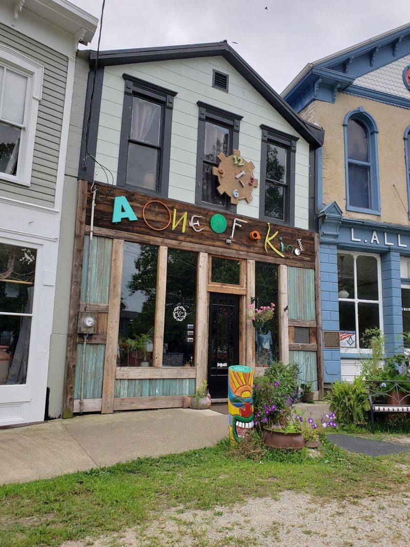 Old Brick and Timber Storefronts