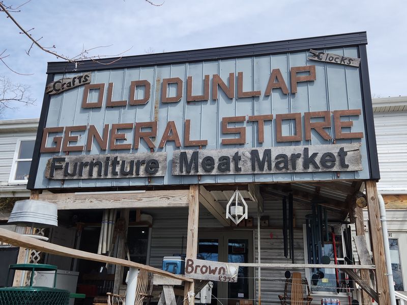 Old Dunlap General Store, Produce & Hardware, Spencer, TN