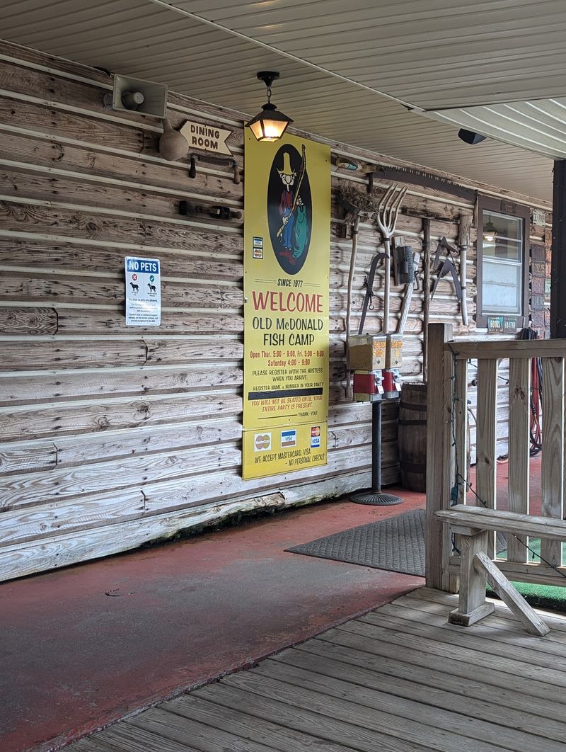 Old McDonald Fish Camp Inc, North Augusta, SC