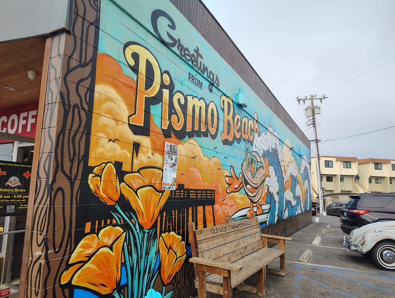 Old West Cinnamon Rolls area BBQ, Pismo Beach, California