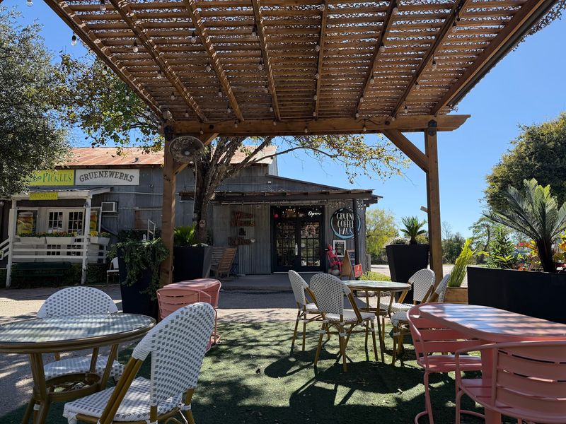 Outdoor Tables and Rocking Chairs