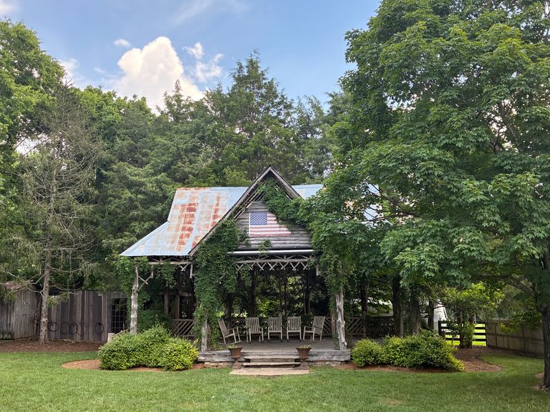 Outdoor Tables and a Walkable Village