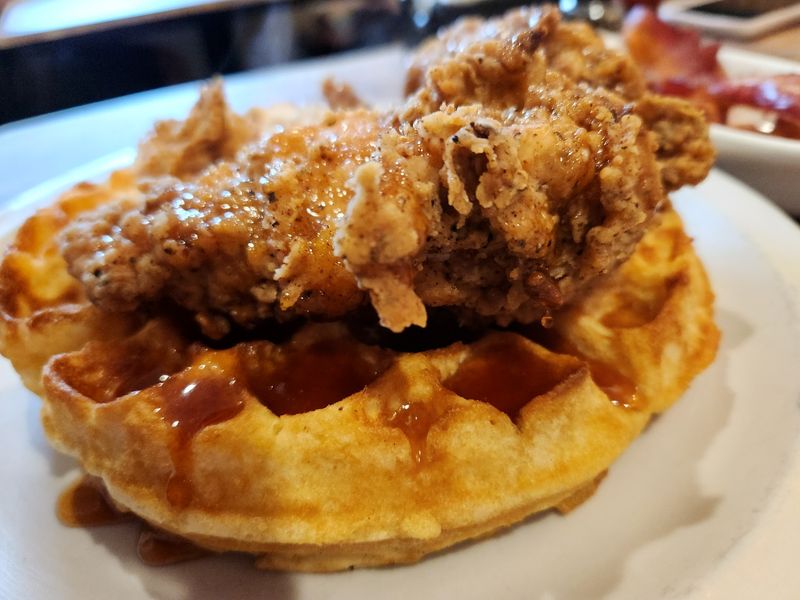Pancakes And Chicken And Waffles