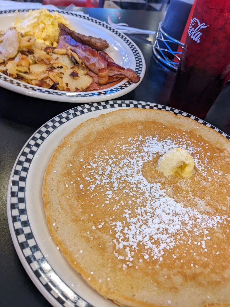 Pancakes That Take Over The Plate