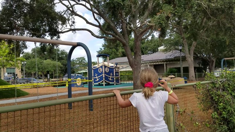 Playground Fun and the Squeaky Gate