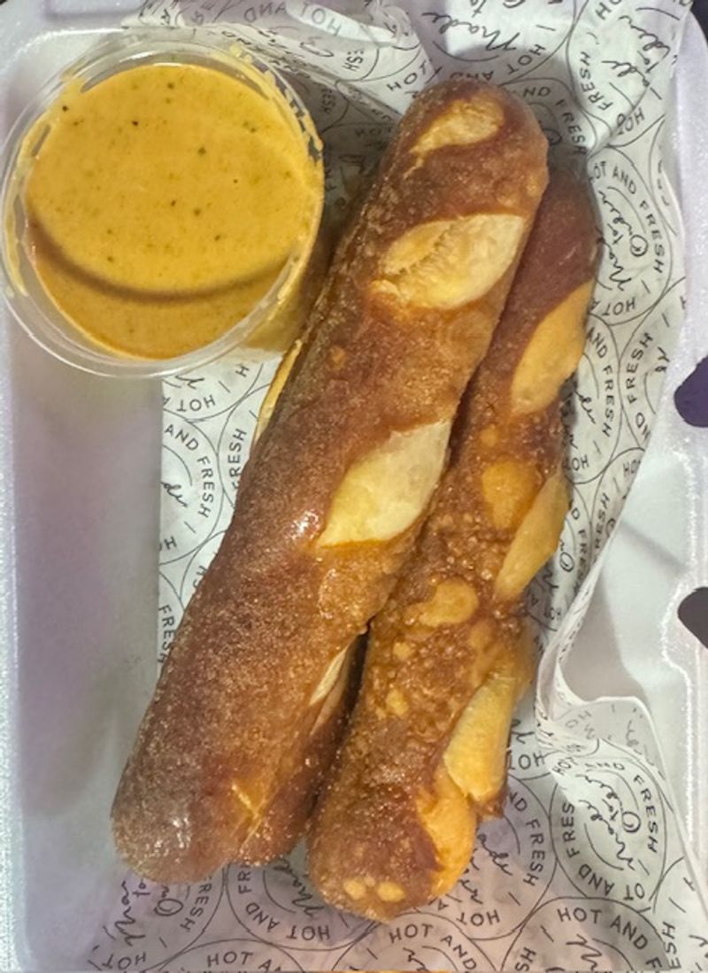 Pretzel Bites and Beer Cheese