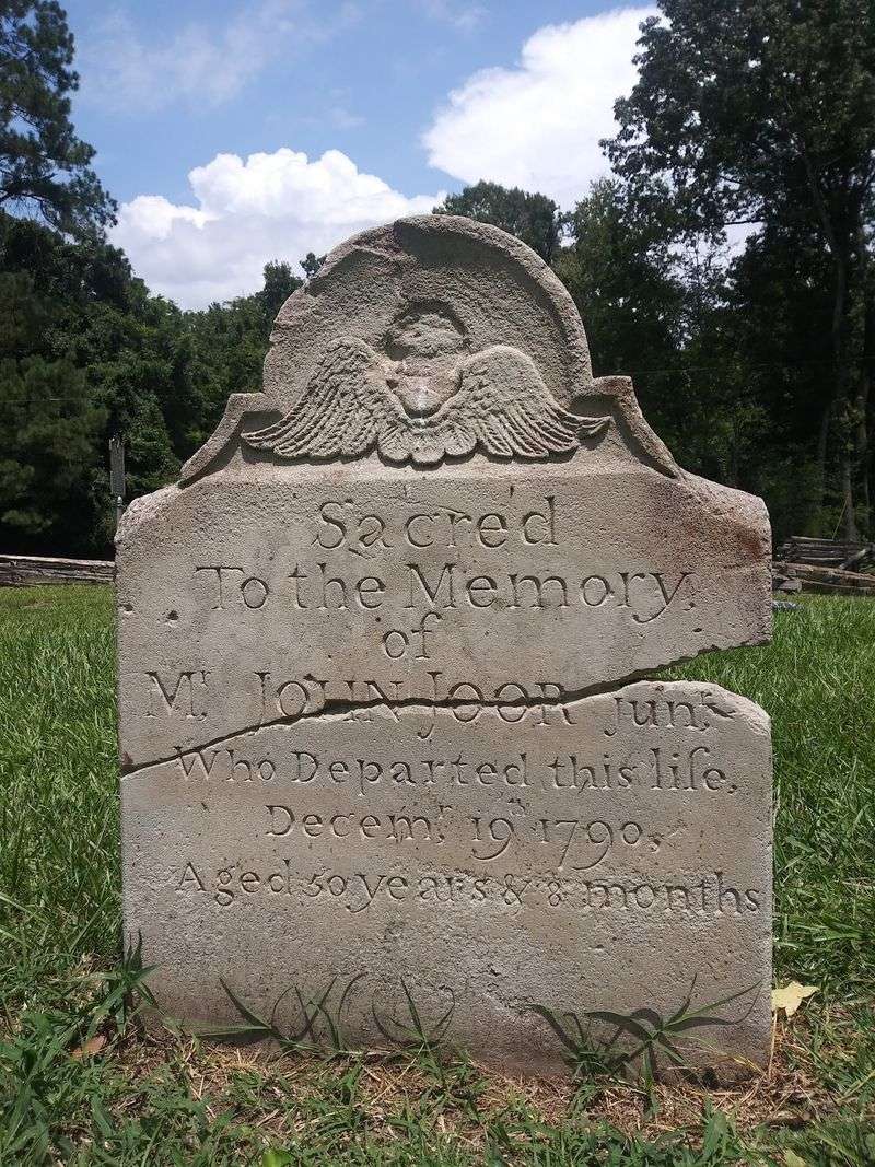 Reading the Headstones in the Old Cemetery