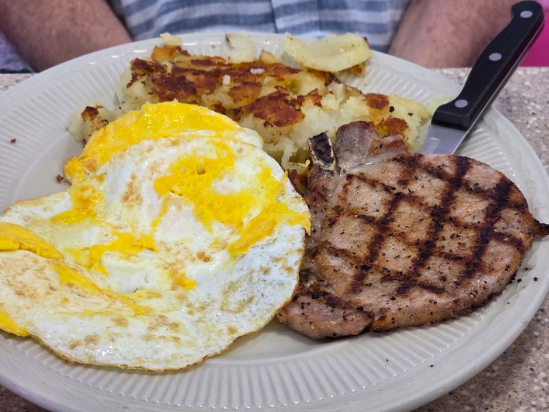 Real Home Fries On The Griddle