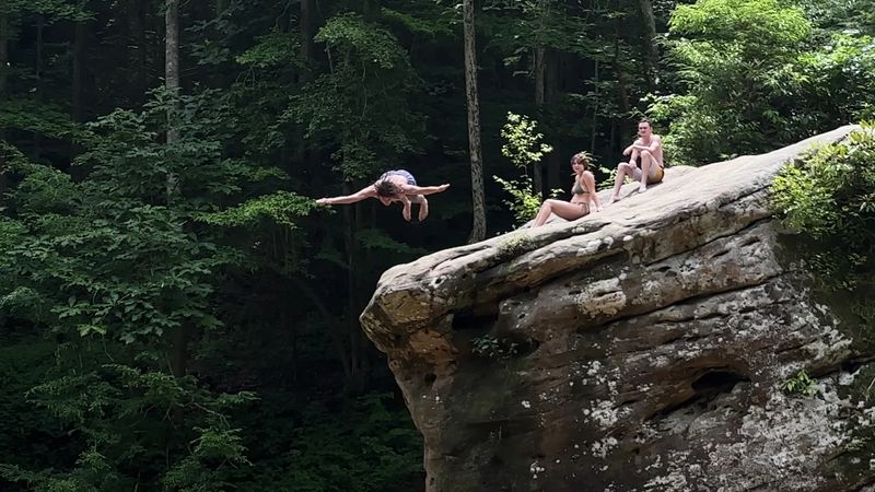 Red River Jump Rock, Frenchburg, KY Red River Jump Rock, Frenchburg, KY