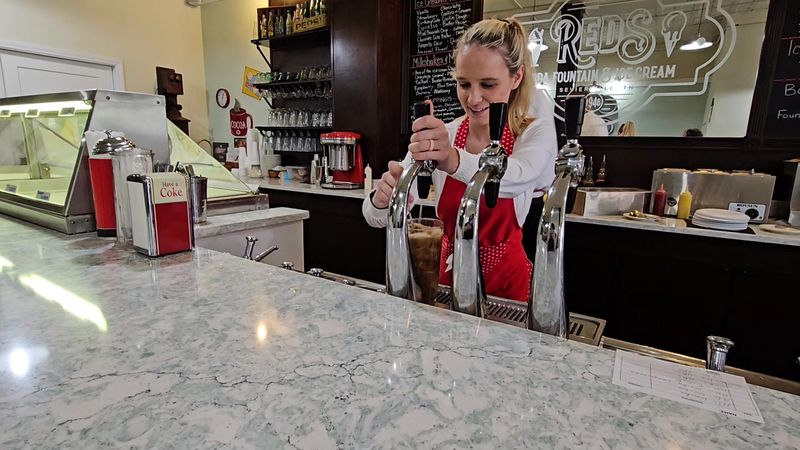 Reds Soda Fountain and Ice Cream, Sevierville, TN Reds Soda Fountain and Ice Cream, Sevierville, TN