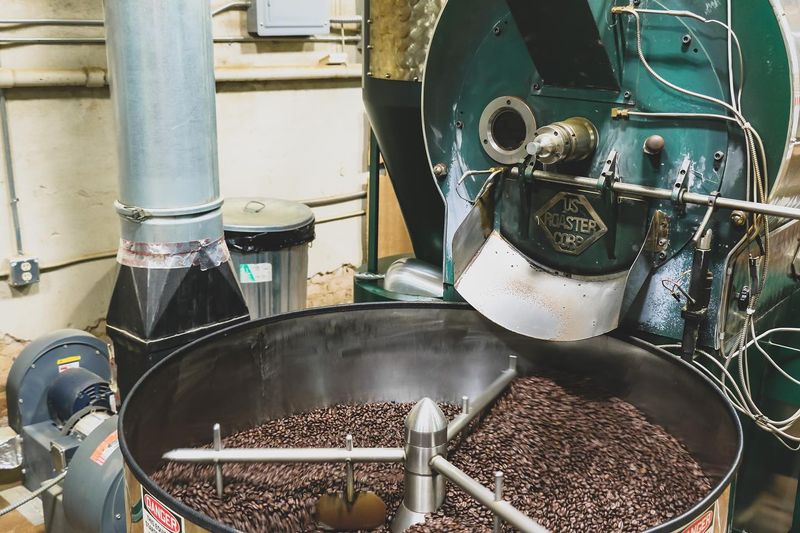Roasting Beans Right On the Property Roasting Beans Right On the Property