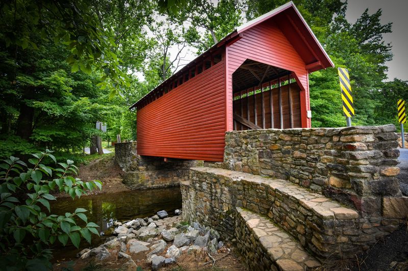 Roddy Road Covered Bridge, Thurmont, Frederick County Roddy Road Covered Bridge, Thurmont, Frederick County